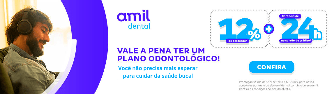 promoção plano odontológico amil dental